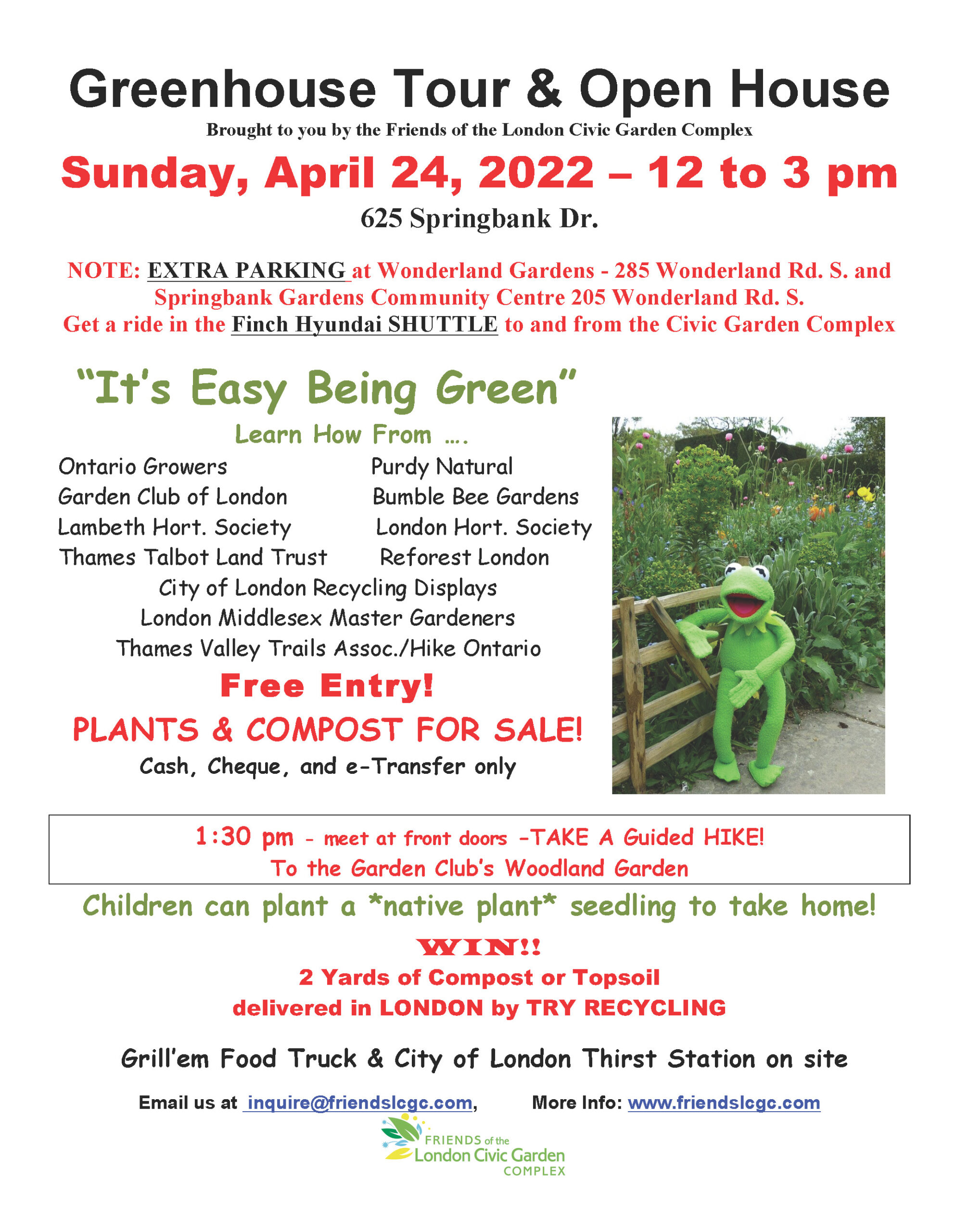 Greenhouse Tour & Open House Details