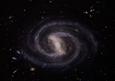 image shows a spiral galaxy