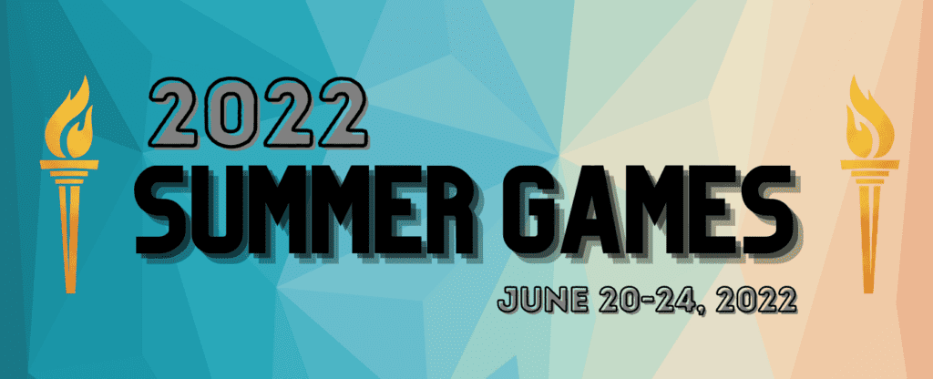 image shows 2022 summer games occurring on June 20-24, 2022